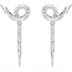 Snake drop earrings