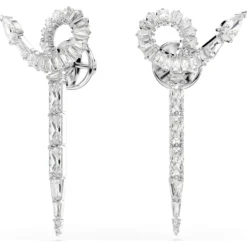 Snake drop earrings