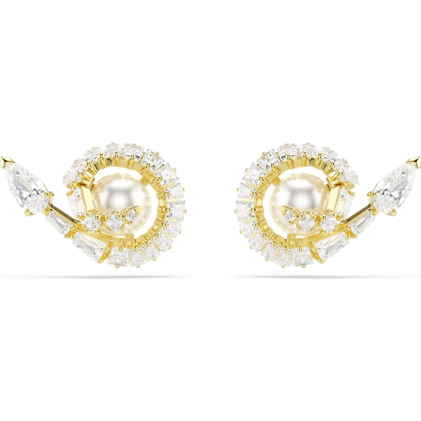Snake stud earrings