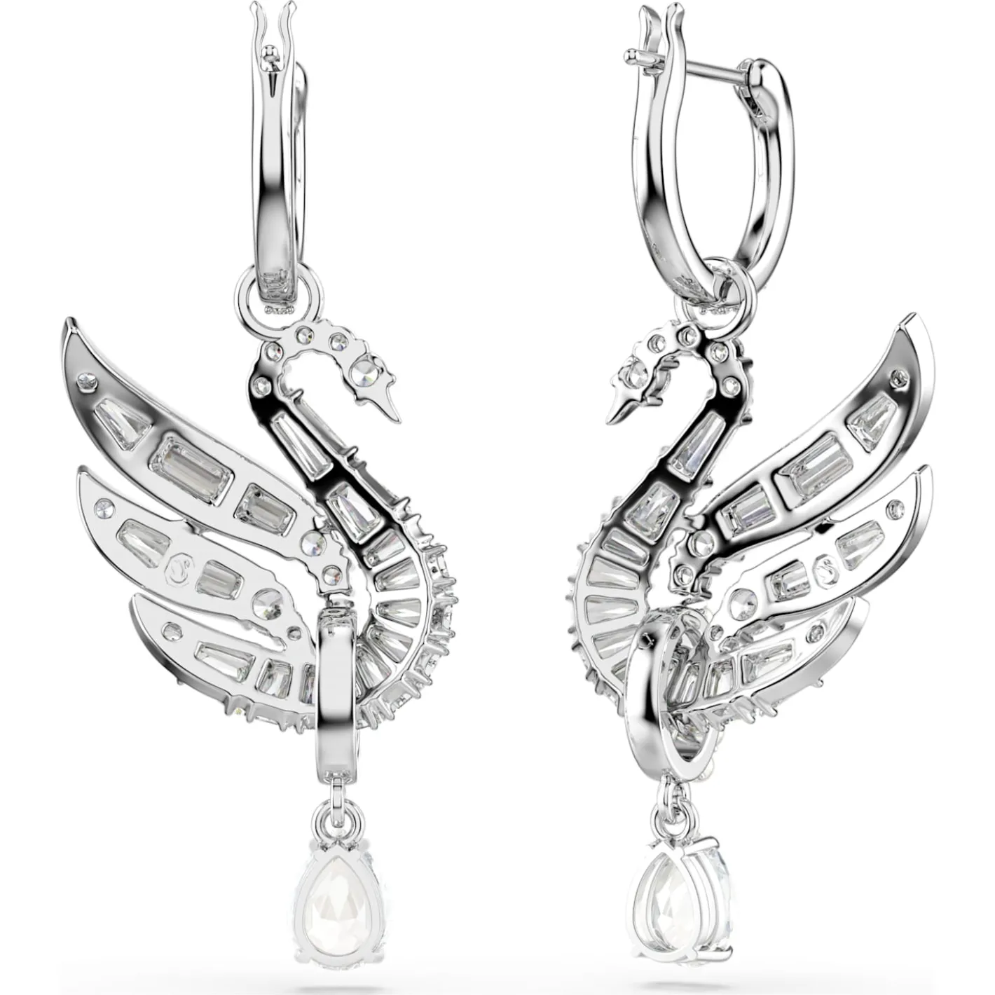 Swan earrings