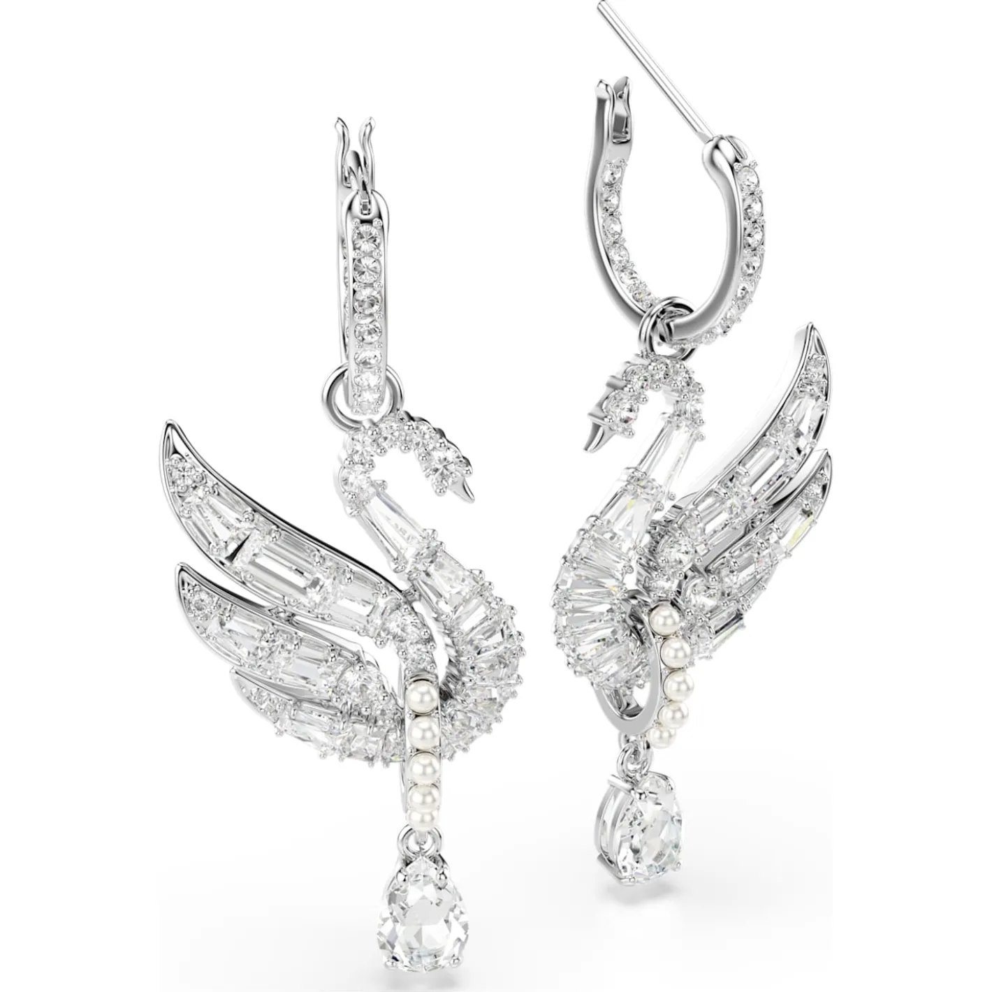 Swan earrings