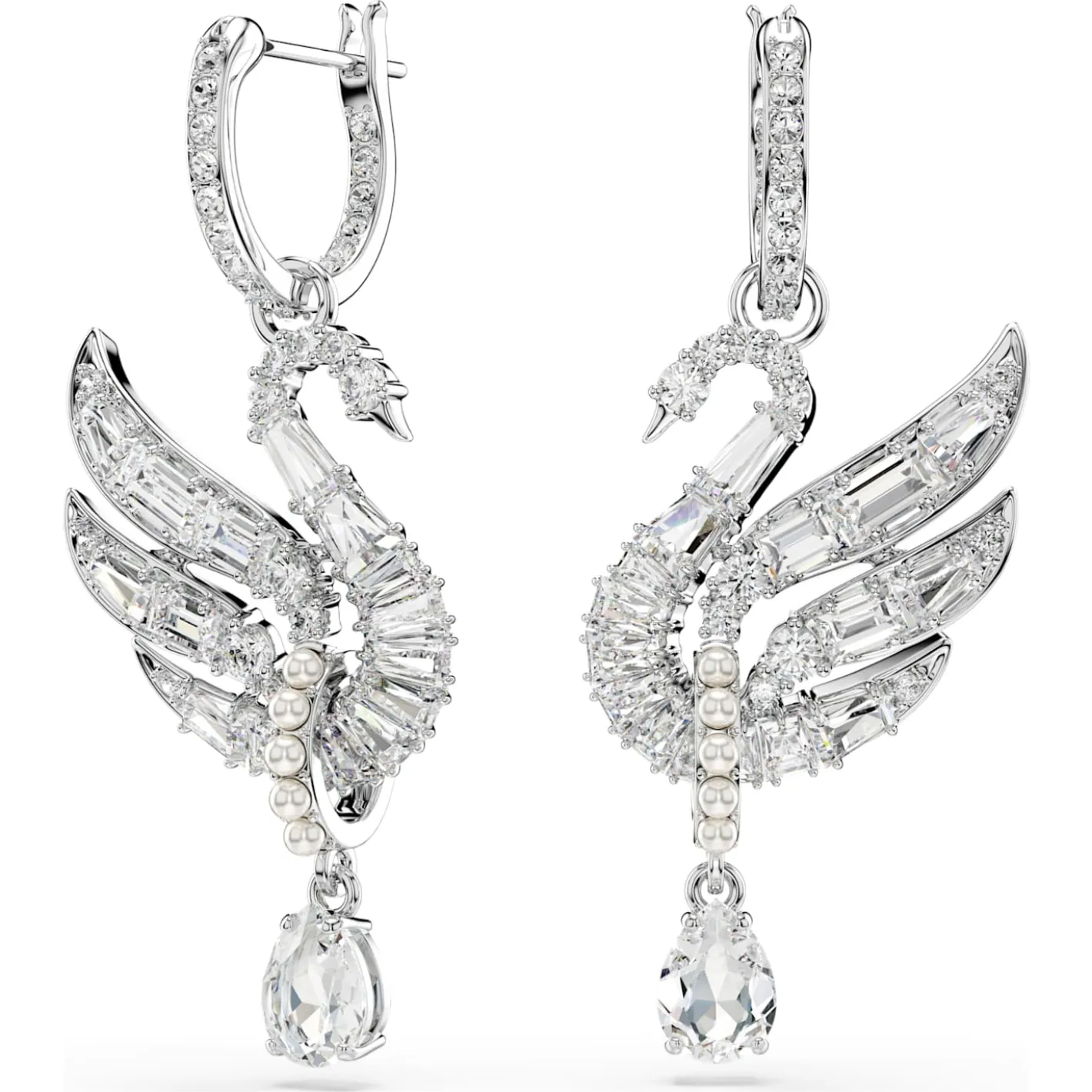 Swan earrings