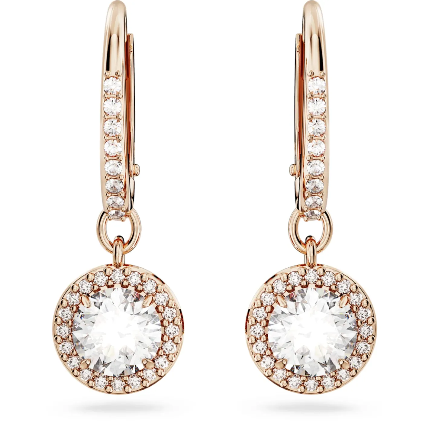 Una Angelic drop earrings